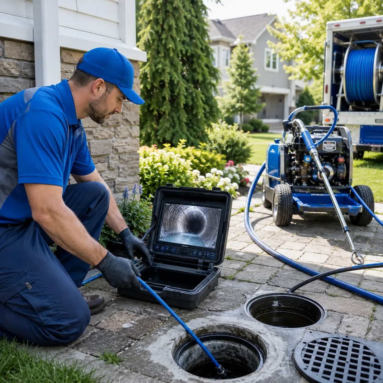 Outdoor drain cleaning professionals serving Woodhull, NY